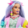 Кукла Барби Экстра Модница в цветном свитере с бабочками Barbie Extra Doll #20 in Colorful Butterfly Sweater with Pet Koala
