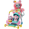 Игровой набор Семья Мышки Маурии с коляской Enchantimals City Tails Mouse Baby Buggy Playset Mauria Mouse