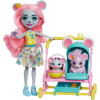 Игровой набор Семья Мышки Маурии с коляской Enchantimals City Tails Mouse Baby Buggy Playset Mauria Mouse