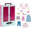 Игровой набор Барби шкаф чемодан с наборами одежды Barbie Closet Playset with Outfits