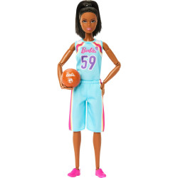 Кукла Барби Брюнетка Баскетболистка Безграничные движения Barbie Made to Move Brunette Basketball Player (HKT74)