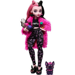 Кукла Монстер Хай Дракулаура Пижамная вечеринка Monster High Draculaura Creepover Party Mattel
