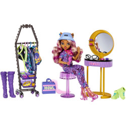 Кукла Монстер Хай Клодин Вульф Студия бутик Monster High Clawdeen Wolf Boo-tique Studio (HKY70)