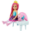 Игровой набор с куклой Барби Челси Дримтопия с качелей-беседкой Barbie Dreamtopia Chelsea Playset with Cloud-Themed Gazebo Swing