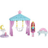 Игровой набор с куклой Барби Челси Дримтопия с качелей-беседкой Barbie Dreamtopia Chelsea Playset with Cloud-Themed Gazebo Swing