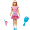 Кукла Моя первая Барби Блондинка Малибу My First Barbie “Malibu” Roberts Doll, Blonde Hair with Kitten