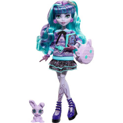 Кукла Монстер Хай Твайла Пижамная вечеринка с питомцем Monster High Creepover Party Twyla Doll Mattel