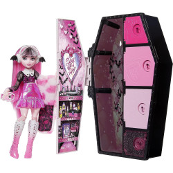 Кукла Монстер Хай Дракулаура Шкафчик с секретами Monster High Skulltimate Secrets Fearidescent Series Draculaura Mattel