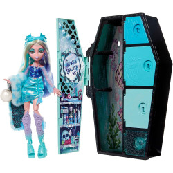 Кукла Монстер Хай Лагуна Блю Шкафчик с секретами Monster High Skulltimate Secrets Fearidescent Series Lagoona Blue Mattel
