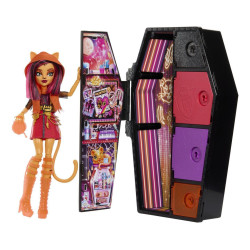 Кукла Монстер Хай Торалей Страйп Шкафчик с неоновыми секретами Monster High Skulltimate Secrets Neon Frights Toralei Stripe
