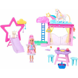 Игровой набор Барби Кукла Челси и Пегас Прикосновение магии Barbie A Touch of Magic Chelsea & Pegasus