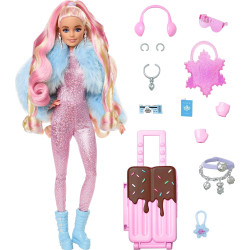 Кукла Барби Экстра Путешествие в зимнем наряде Barbie Extra Fly Snow-Themed Travel
