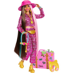 Кукла Барби Экстра Путешествие Сафари Barbie Extra Fly Safari Travel Fashion Doll