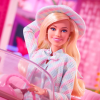 Кукла Барби коллекционная Марго Робби в ​​клетчатом костюме и шляпе Barbie The Movie Collectible Margot Robbie In Blue Plaid Matching Set with Hat