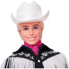 Кукла Кен Барби Вестерн в ковбойском костюме Barbie The Movie Ken Black and White Western Outfit