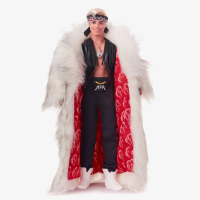 Кукла Кен Барби в шубе из искусственного меха Barbie The Movie Ken Big Faux Fur Coat