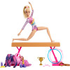 Игровой набор Кукла Барби Блондинка Тренировки по гимнастке Barbie You Сan Be Gymnastics Playset, Blonde