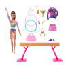 Игровой набор Кукла Барби Брюнетка Тренировки по гимнастке Barbie You Сan Be Gymnastics Playset, Brunette