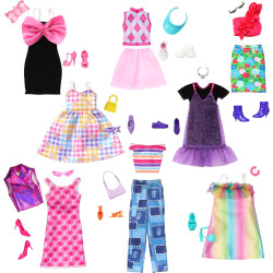 Набор одежды для кукол Барби Barbie Clothes Fashion Pack with 8 Complete Outfits