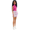 Кукла Барби Модница в розовом топе со звездным принтом Barbie Fashionistas 65th Anniversary Pink Star-Print Top 215