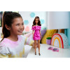 Кукла Барби Модница в розовом миниплатье с каштановыми волосами Barbie Fashionistas 65th Anniversary Pink Dress 217