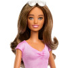 Кукла Барби Модница Незрячая с тростью Barbie Fashionistas Blind Pink Top and Ruffled Skirt with Cane 228 (HRH17)
