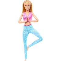 Кукла Барби Йога Двигайся как я Блондинка Barbie Made to Move Blonde Sports Top & Pants (HRH27)