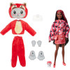 Кукла Барби Сюрприз Котенок в костюме красной панды Barbie Cutie Reveal Animal Plush Costume Kitten as Red Panda