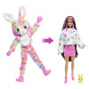 Кукла Барби Цветные пушистики в костюме Радужного Кролика Barbie Cutie Reveal Color Dream Tie-Dyed Bunny Costume (HRK38)