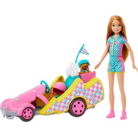 Кукла Барби Стейси Картинг со щенком Спасение Barbie Stacie The Rescue Movie with Go-Kart (HRM08)