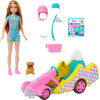 Кукла Барби Стейси Картинг со щенком Спасение Barbie Stacie The Rescue Movie with Go-Kart (HRM08)