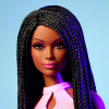 Кукла Барби коллекционная Темнокожая с афрокосичками Barbie Signature Looks Modern Y2K Fashion, Long Black Hair with Braids #21