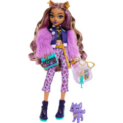 Кукла Монстер Хай Клодин Вульф с питомцем Monster High Clawdeen Wolf with Pet Dog Crescent Mattel
