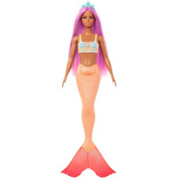 Кукла Барби Дримтопия Русалочка с розовыми волосами и оранжевым хвостом Barbie Mermaid Fantasy Pink Hair