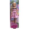 Кукла Барби в полосатом платье Barbie 65th Anniversary Pink & White Striped Dress
