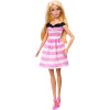 Кукла Барби в полосатом платье Barbie 65th Anniversary Pink & White Striped Dress