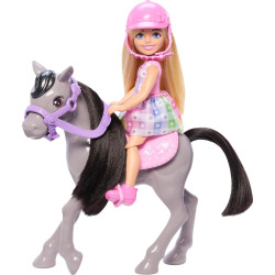 Кукла Барби Челси и серый пони ​Barbie Chelsea & Gray Pony (HTK29)