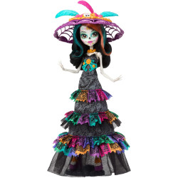 Кукла Монстер Хай Скелита Калаверас День мертвых Monster High Howliday Día De Muertos Skelita Calaveras 2024 Mattel (HXH99)