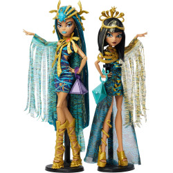 Набор кукол Монстер Хай Клео и Нефера де Нил Мумии Monster High Mummy Majesties Cleo and Nefera De Nile Mattel (HXJ01)
