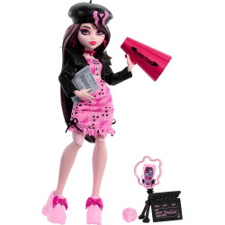 Кукла Монстер Хай Дракулаура Киноклуб Книга страха Monster High Fearbook Draculaura Mattel (HXW30)