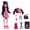 Кукла Монстер Хай Дракулаура Киноклуб Книга страха Monster High Fearbook Draculaura Mattel (HXW30)
