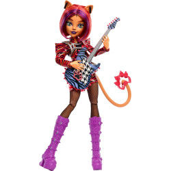 Кукла Монстер Хай Торалей Страйп Музыкальный клуб Книга страха Monster High Fearbook Toralei Stripe Mattel (HXW32)