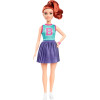 Кукла Барби Модница Рыжая в спортивном топе Barbie Fashionistas Sporty “B” Jersey Top, Red Hair 232 (HYT90)