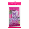 Одяг для ляльок Барбі Білий топ з метеликом та фіолетові шорти Barbie Fashion Pack Butterfly Print Top Purple Shorts (HYV20)