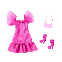 Одяг для ляльок Барбі Рожева сукня Barbie Fashion Pack Pink Dress (HYV21)