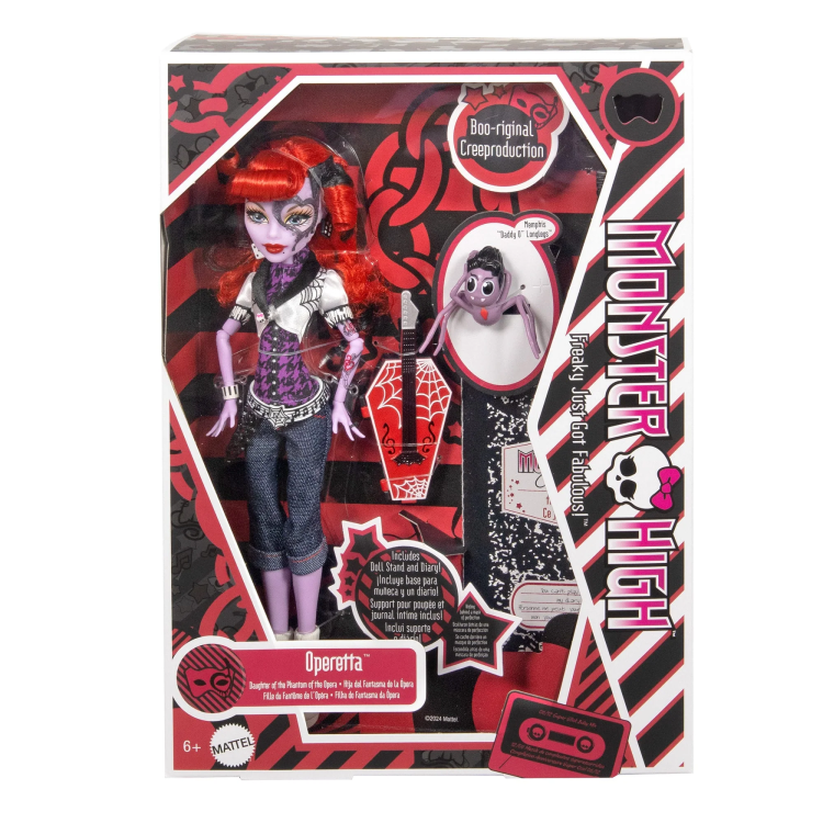 Кукла Монстер Хай Оперетта базовая репродукция Monster High Operetta Boo-riginal Creeproduction G1 Mattel (HYV90)