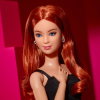Кукла Барби Базовая Миниатюрная рыжые волосы в черном платье Barbie Signature Basics Model 04 Red Hair, Petite Body (JBH74)