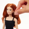 Кукла Барби Базовая Миниатюрная рыжые волосы в черном платье Barbie Signature Basics Model 04 Red Hair, Petite Body (JBH74)
