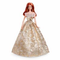 Лялька Барбі колекційна Святкова з рудим волоссям Barbie Signature Holiday Red Hair 2025 (JBJ04)