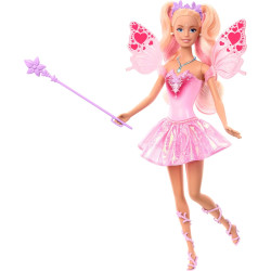 Кукла Барби Фантастическая фея с крылышками Barbie Fantasy Fairy Color-Change Wings (JCP76)